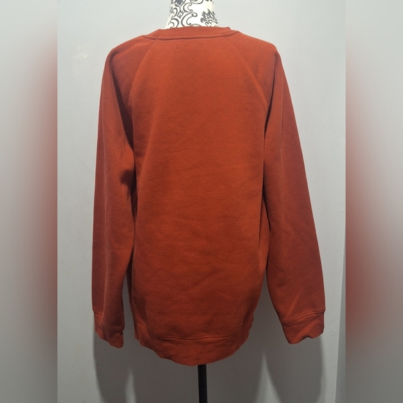 XXL Brunette The Label Orange Sweatshirt with White Text - Picture 5 of 5